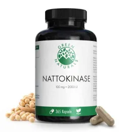 Green Naturals Nattokinase 100 mg kapselit vegaaninen (365 kpl)