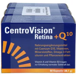 CENTROVISION Retina+Q10 kapselit, 180 kpl