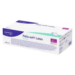 Peha-Soft Latex Protect kertakäyttöiset tutkimushanskat ei-steriilit pf XL, 100 kpl