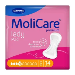 Molicare Premium lady Pad 4 tippaa, 14 kpl