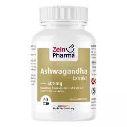 ASHWAGANDHA EXTRAKT 500 mg kapselit, 60 kpl