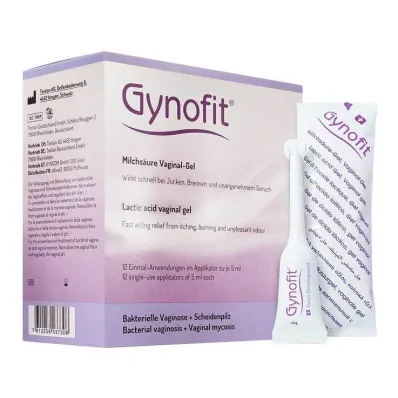 Gynofit emätingeeli maitohapolla, 12x5 ml