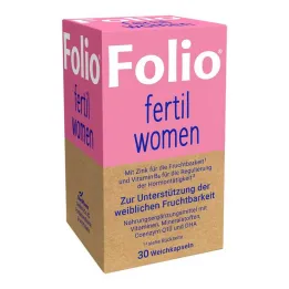 Folio fertil naisten pehmeät kapselit, 30 kpl