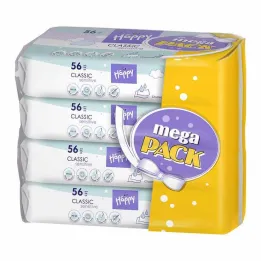 Bella baby Happy kosteuspyyhkeet herkkä, 4x56 kpl