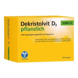 Dekristolvit D3 2000 IU kasviskapselit, 120 kpl