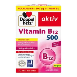 Doppelherz B12-vitamiini 500 tablettia, 30 kpl