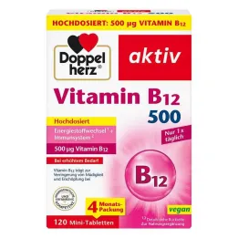 Doppelherz B12-vitamiini 500 tablettia, 120 kpl