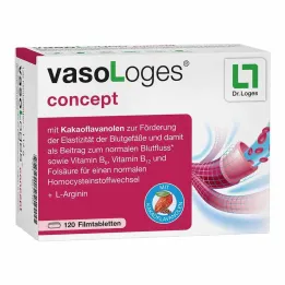 Vasologes konseptikalvopäällysteiset tabletit, 120 kpl