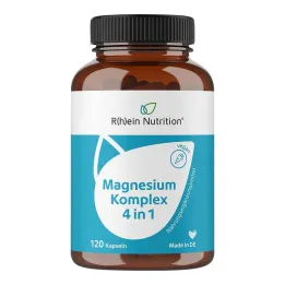 Magnesiumkompleksi 4in1 suuriannoksiset vegaaniset kapselit, 120 kpl