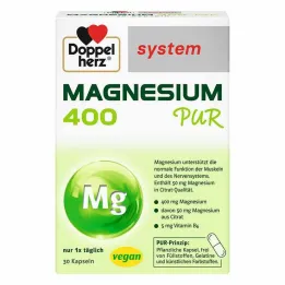 Doppelherz Magnesium 400 Pur -järjestelmäkapselit, 30 kpl