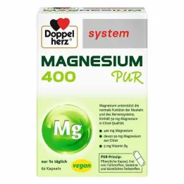 Doppelherz Magnesium 400 Pur -järjestelmäkapselit, 60 kpl