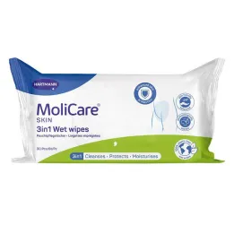 Molicare Skin 3in1 kosteuspyyhkeet, 30 kpl
