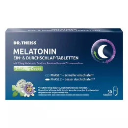 DR.THEISS Melatoniini &amp; -unitabletteihin, 30 kpl