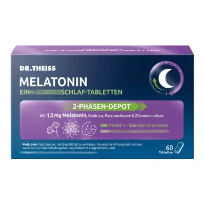 Dr. Theiss Melatonin &amp; nukkuva tabletti, 60 kpl