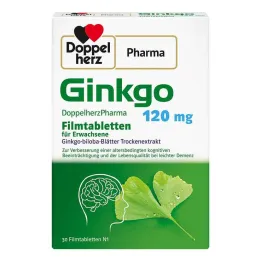 Ginkgo DoppelherzPharma 120 mg kalvopäällysteiset tabletit, 30 kpl