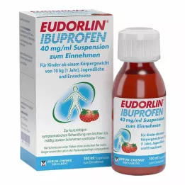 EUDORLIN Ibuprofeeni 40 mg/ml suspensio oraaliseen käyttöön, 100 ml