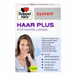 Doppelherz Hair Plus -järjestelmän kapselit, 30 kpl