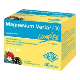 Magnesium Verla 400 Wild Berry Direct Granules, 50 kpl