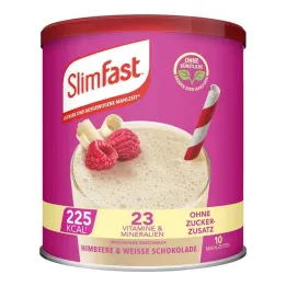 Slim Fast jauhe vadelma + valkosuklaa, 365 g