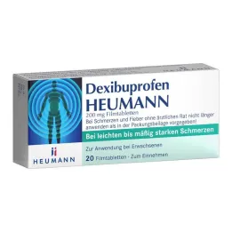 Dexibuprofen Heumann 200 mg kalvopäällysteiset tabletit, 20 kpl