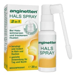 Anginette kurkkusumute 2-in-1 aikuisille, 20 ml