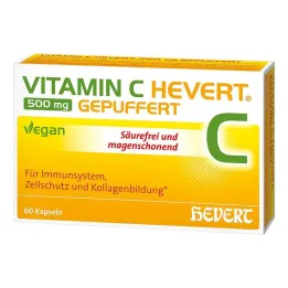 C-vitamiini Hevert 500 mg puskuroidut kapselit, 60 kpl