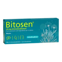 Bitosen 20 mg suussa hajoavat tabletit, 10 kpl