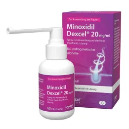 Minoxidil Dexcel 20 mg/ml suihke päänahalle, 60 ml