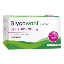 Glycowohl B12-vitamiini 1000 µg suuriannoksiset vegaanikapselit, 120 kpl