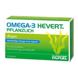 Omega-3 Hevert kasvipohjaiset pehmeät kapselit, 120 kpl