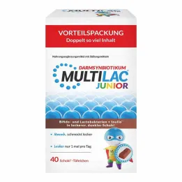 Multilac Synbiotic Junior tabletit, 40 kpl