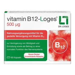 Vitamin B12-Loges 500 µg kapselit, 60 kpl