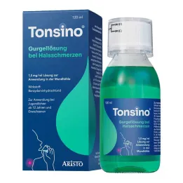 Tonsino kurkkuliuos kurkkukipuun, 120 ml