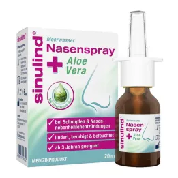 Sinulind merivesi nenäsumute + aloe vera, 20 ml