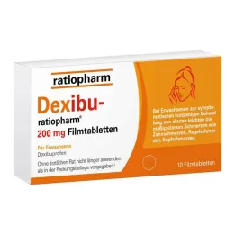 Dexibu-ratiopharm 200 mg kalvopäällysteiset tabletit, 10 kpl