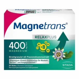 Magnetrans Relax + 400 mg granulaattitikut mustikka, 20 kpl