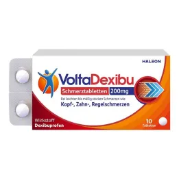 VoltaDexibu särkylääkkeet 200 mg kalvopäällysteiset tabletit, 10 kpl