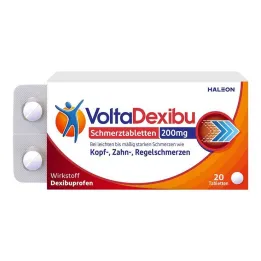 VoltaDexibu särkylääkkeet 200 mg kalvopäällysteiset tabletit, 20 kpl