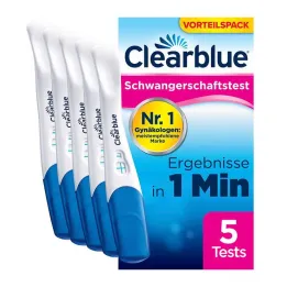 Clearblue-raskaustesti pikatunnistin, 5 kpl
