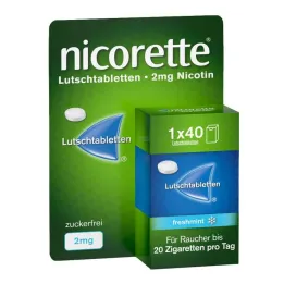 Nicorette freshmint 2 mg puristetut pastillit, 40 kpl