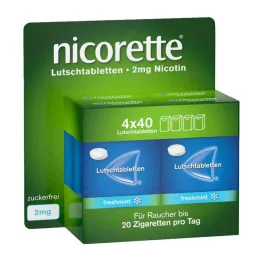 Nicorette freshmint 2 mg puristetut imeskelytabletit, 160 kpl