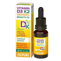 D3-vitamiini K2 Hevert Bioactive Oil, 20 ml