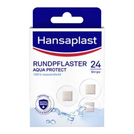 Hansaplast Aqua Protect pyöreä kipsi, 24 kpl