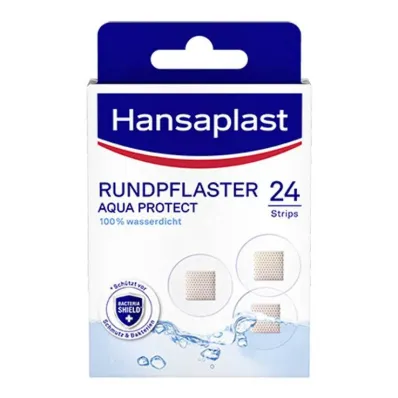 Hansaplast Aqua Protect pyöreä kipsi, 24 kpl
