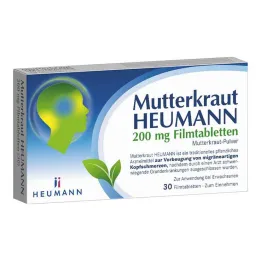 Feverfew Heumann 200 mg kalvopäällysteiset tabletit, 30 kpl