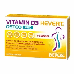 D3-vitamiini Hevert Osteo Pro kalvopäällysteiset tabletit, 60 kpl