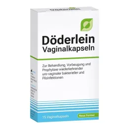 Döderlein emätinkapselit maitohappobakteereilla, 15 kpl