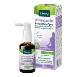 Kneipp Ashwagandha rentoutussuihke, 30 ml