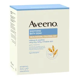 Aveeno rauhoittava kylpylisäaine, 8X42 g