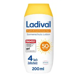 Ladival Sensitive &amp; normaalille iholle tarkoitettu voide LSF 50+ , 200 ml